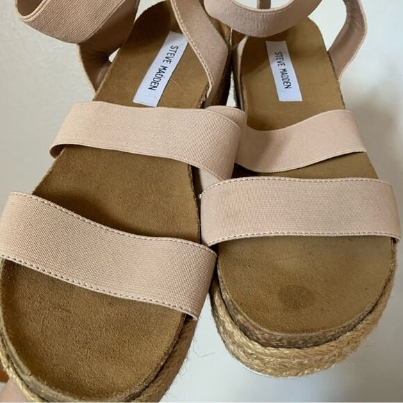 Steve Madden Kimmie Flatform Espadrille Sandals size 10 women’s - Picture 2 of 9